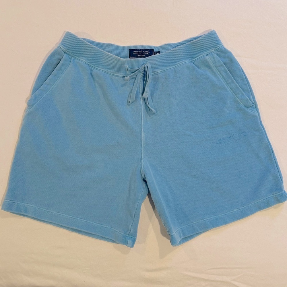 Vineyard Vines Surf Terry Shorts Mens Medium Cotton Summer 5 Inch Inseam Pull-On - Picture 4 of 5